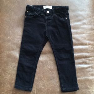 Black Zara corduroy jeans